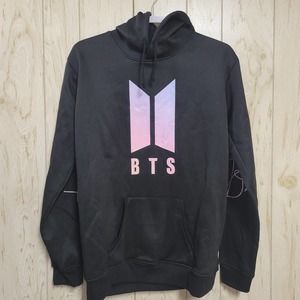 BTS Black K-pop Love Yourself Graphic Hoodie L